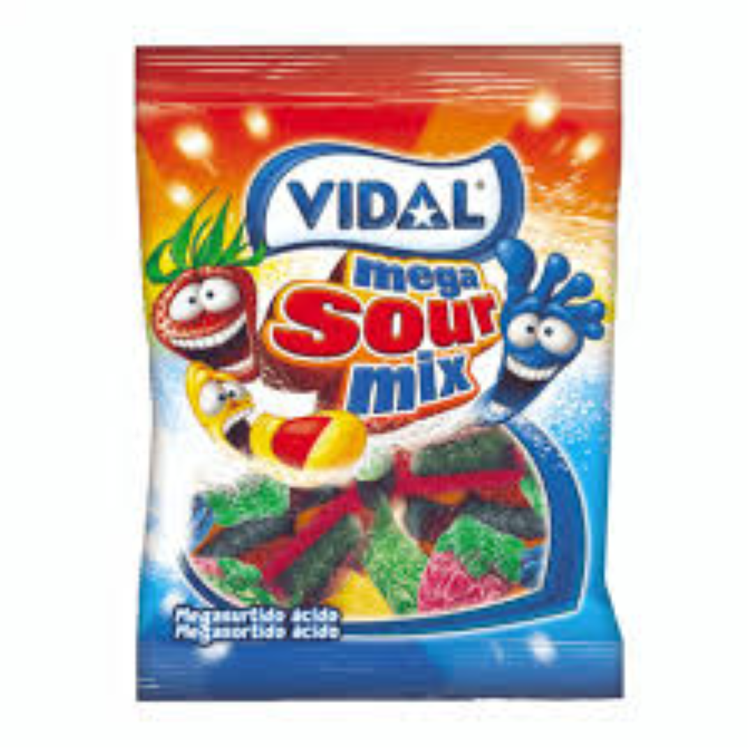 VIDAL MEGA SOUR MIX 100G